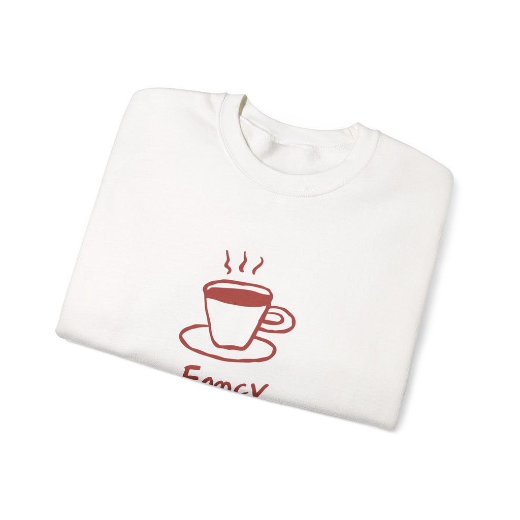 Fancy A Cuppa Sweatshirt — Cozy Tea Lover Crewneck
