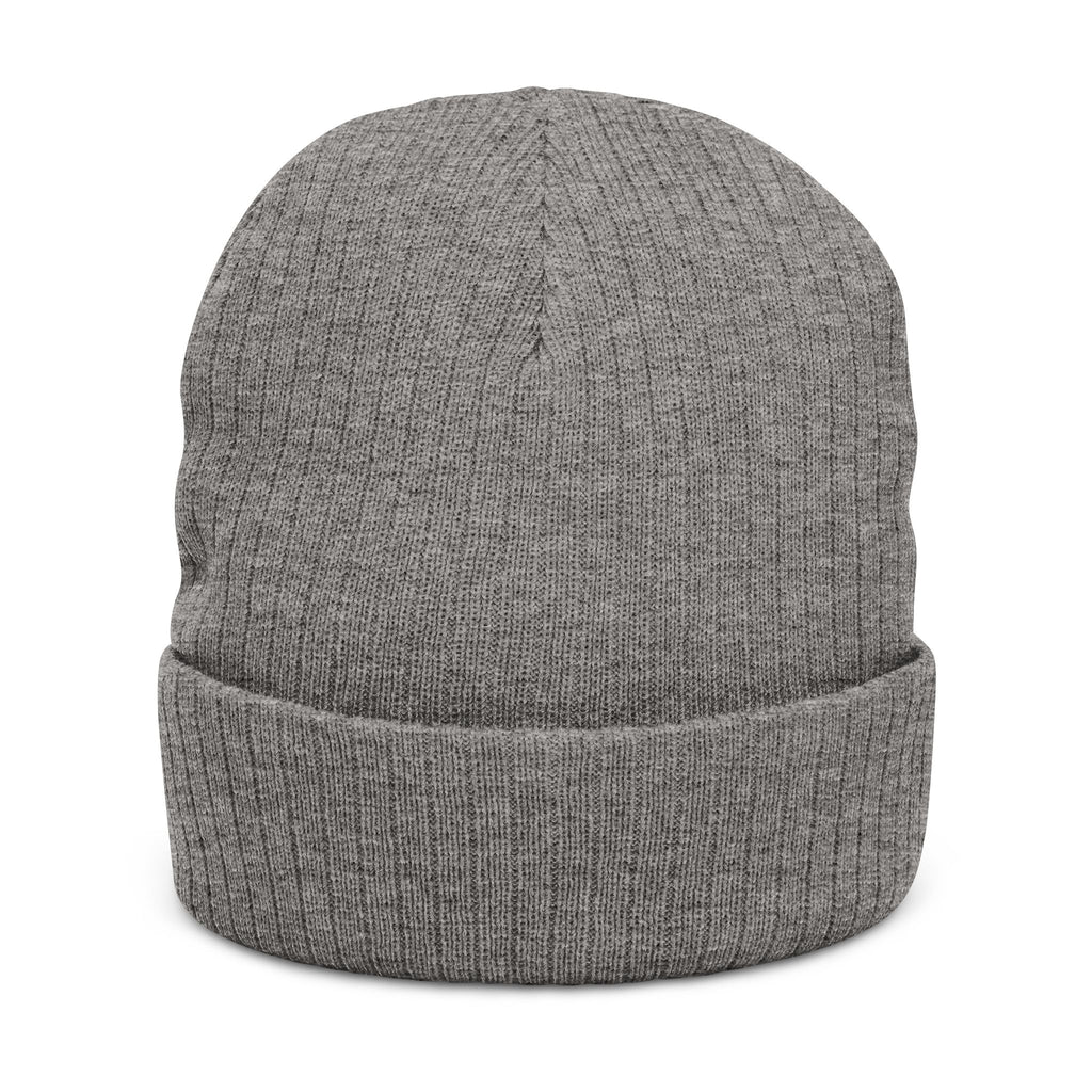 Ribbed Knit Beanie – Personalized Embroidered Cuff Hat (Add Your Name)