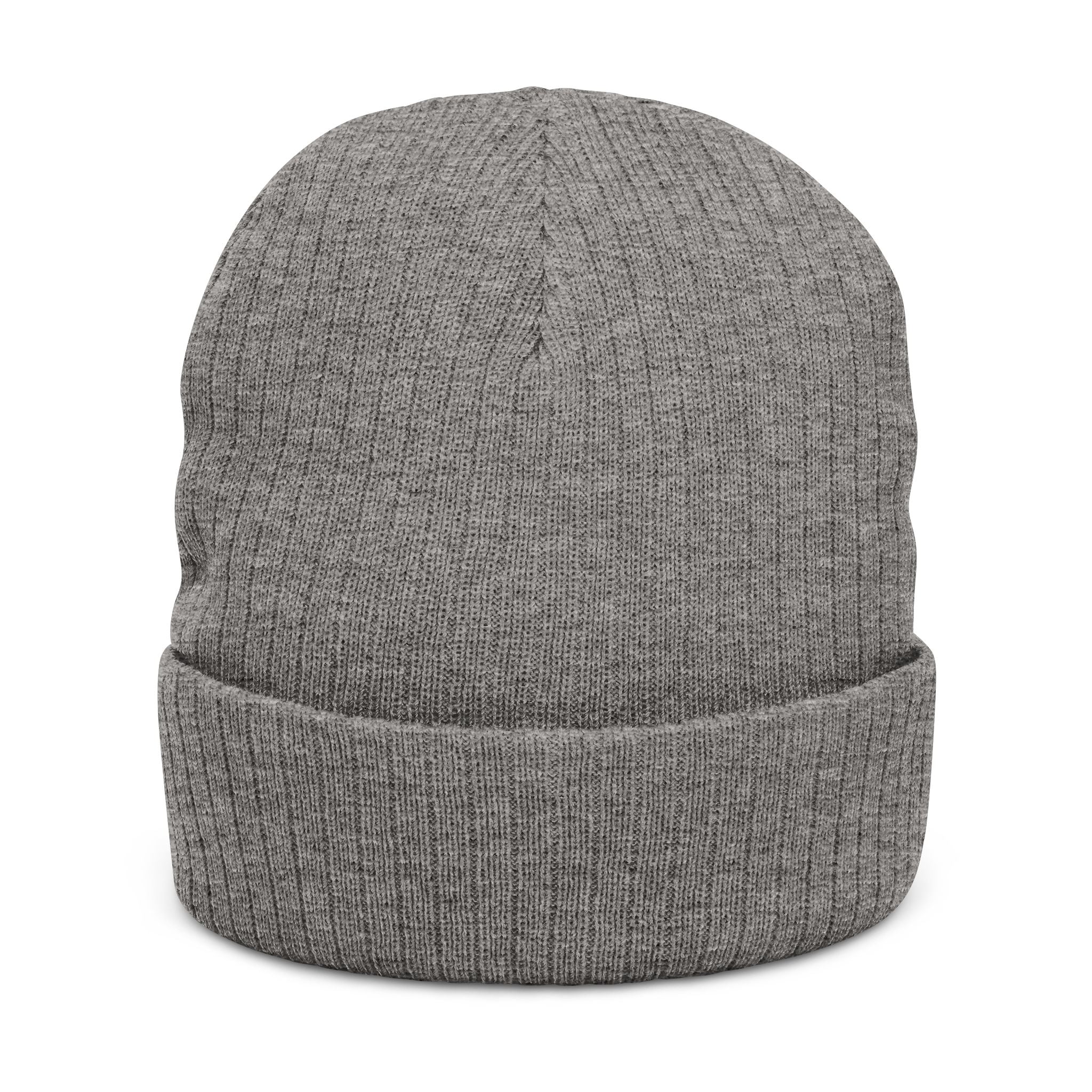 Ribbed Knit Beanie – Personalized Embroidered Cuff Hat (Add Your Name)