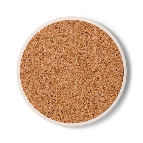 Ceramic Coaster — 'Bobs Your Uncle' Retro Red Typography Coaster