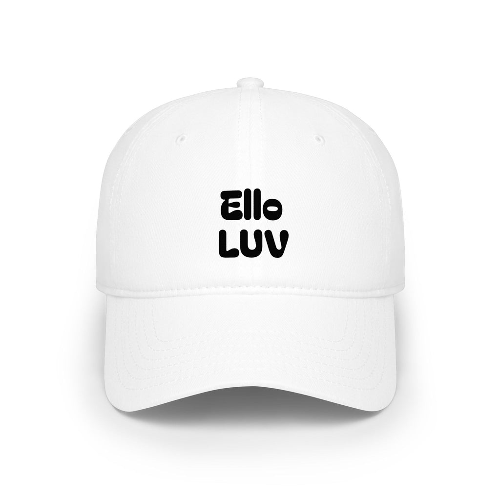 Ello LUV Embroidered Low Profile Baseball Cap